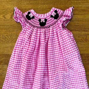 Minnie Mouse smocked dress